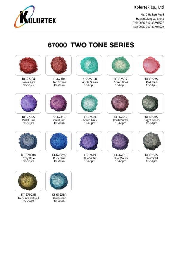 Kolortek 67000 Zweifarbige Serie