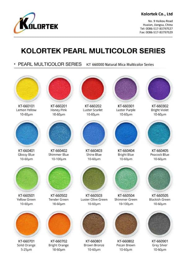 Kolortek Pearl Multicolor Serie