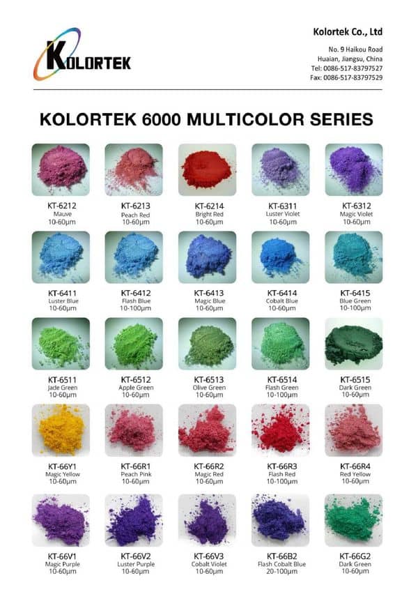 Kolortek 6000 Multicolor-Serie