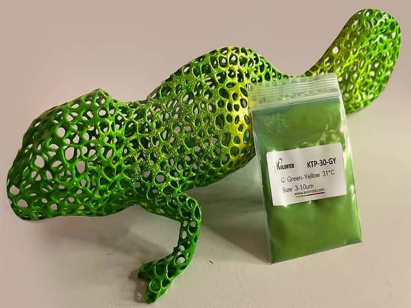 Thermochromes Pigmentpulver für Industrielacke - Kolortek