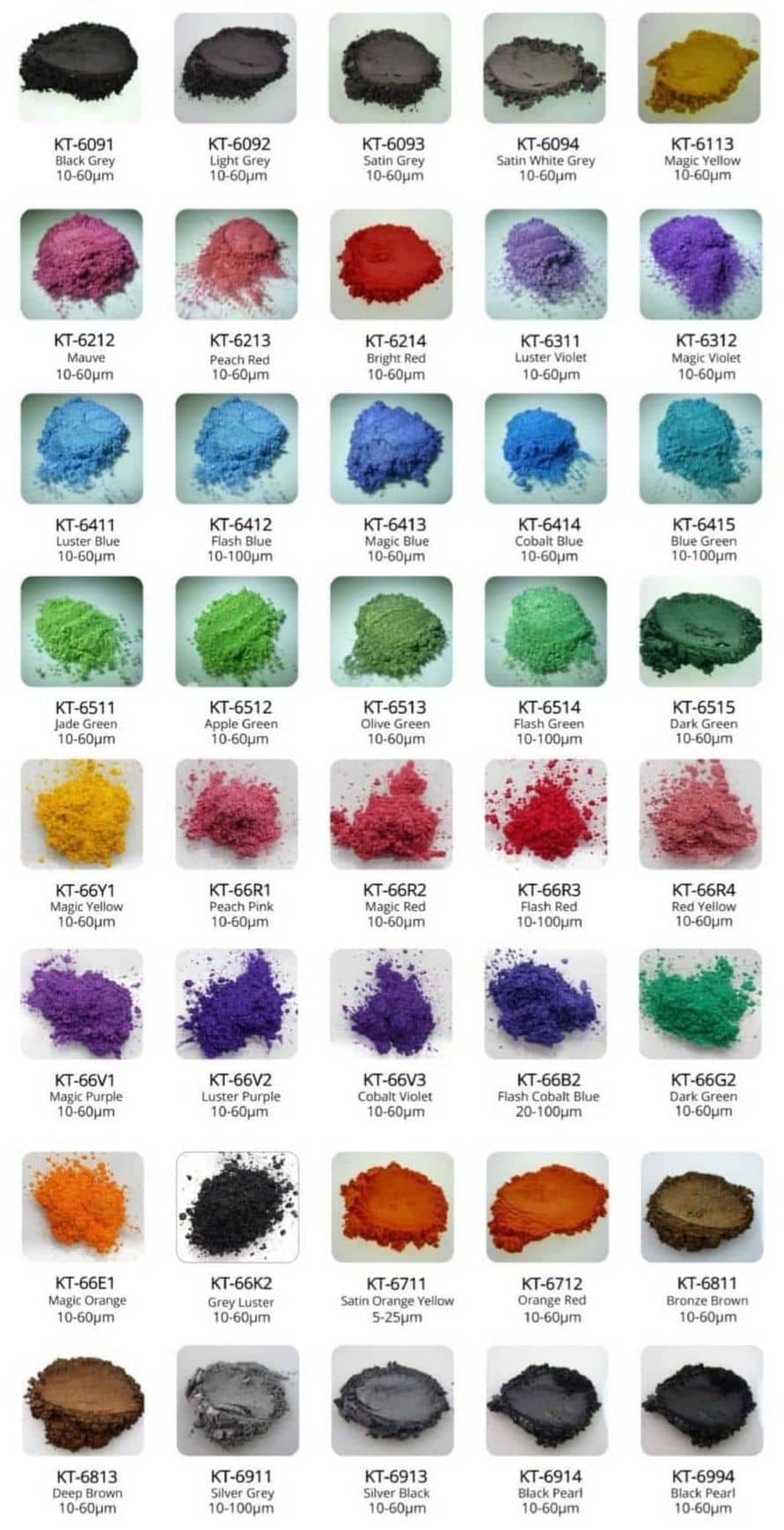 Natural Mica Color Series