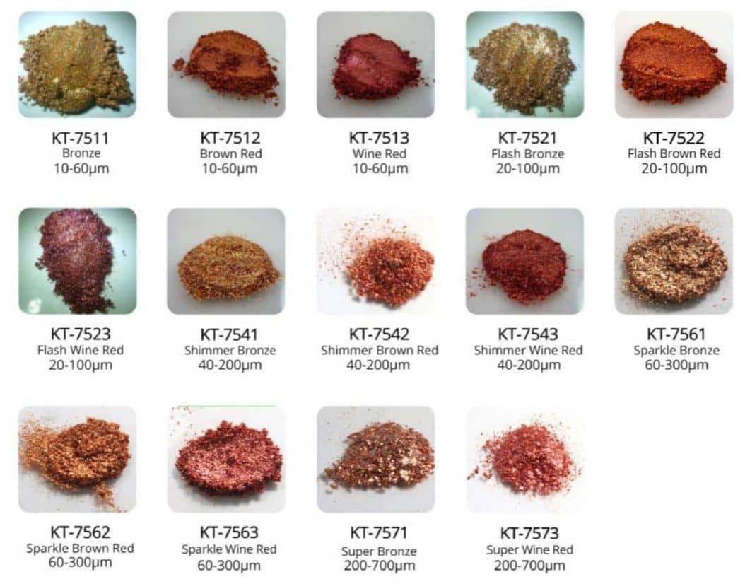 synthetic mica powder metallic series