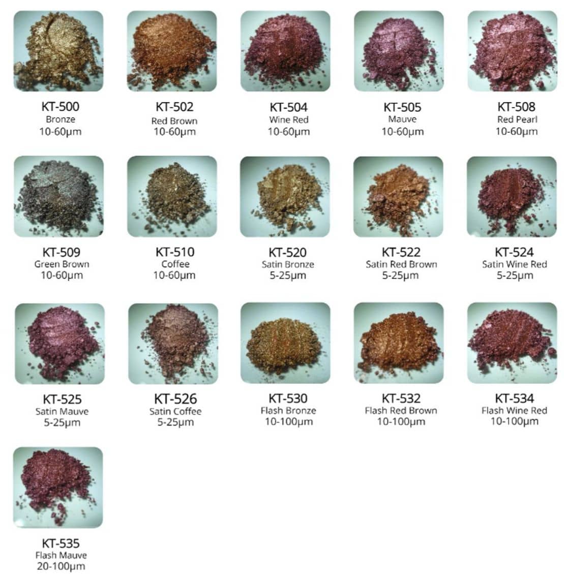 metallic bronze pigment