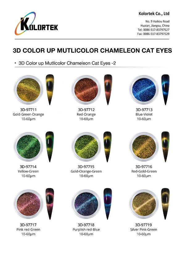 3D-Magnetkollektion für Katzenaugen