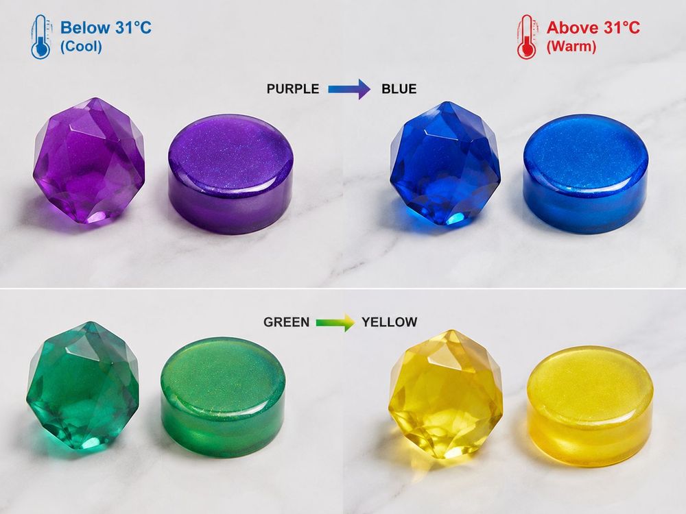 Wie man thermochromes Pulver in Epoxidharz einmischt