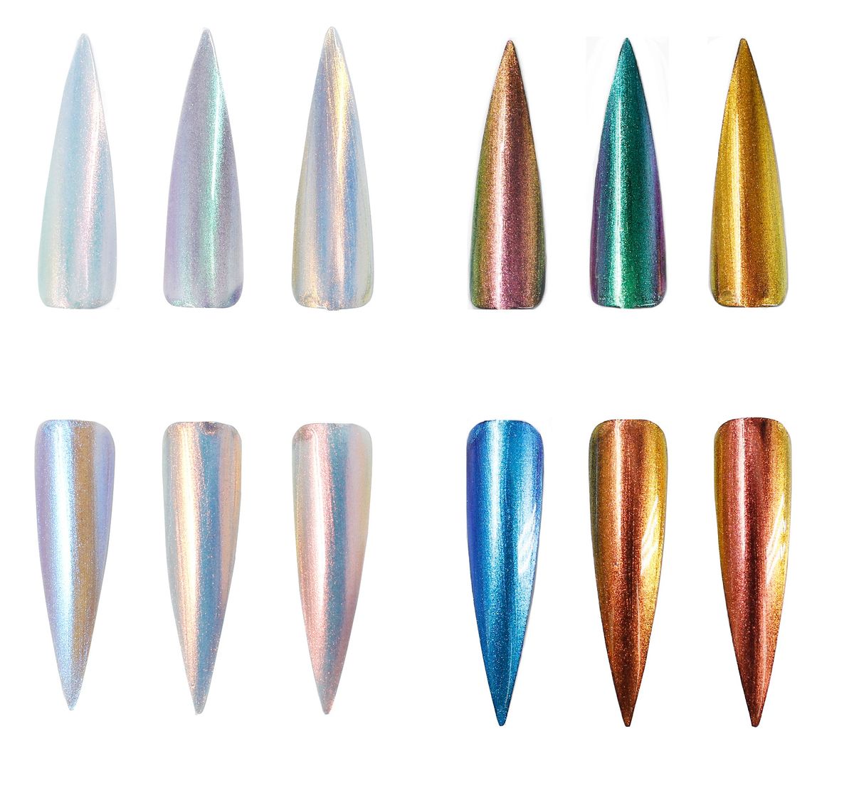 Aurora Pastel Nail Pigments