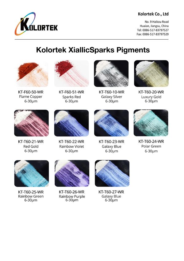 XiallicSparks Pigmente